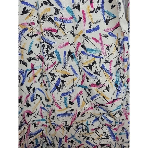 Vtg‎ 80s Claude Artsy Art Loud Oversized Jacket Sz M  Blazer Boho Retro - Picture 5 of 14